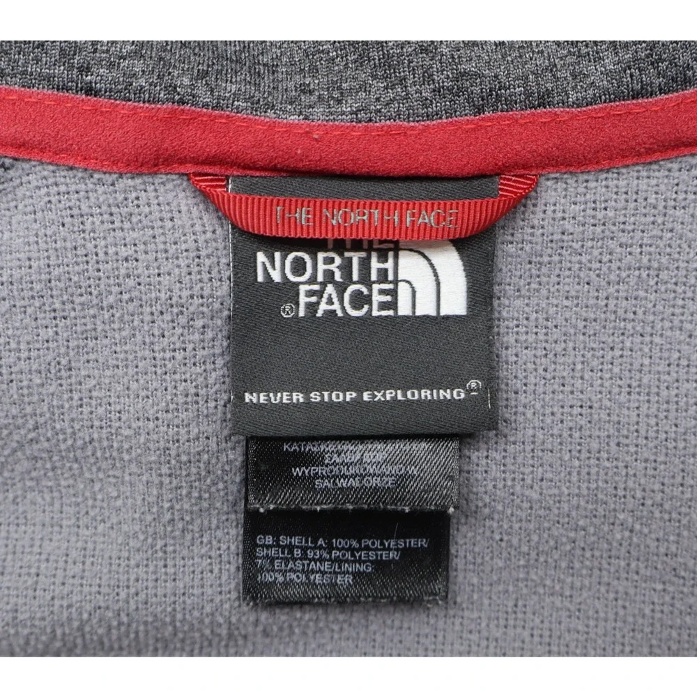 The North Face Men's Canyonlands Grey 1/4 Zip Pullover Sweatshirt Sz M